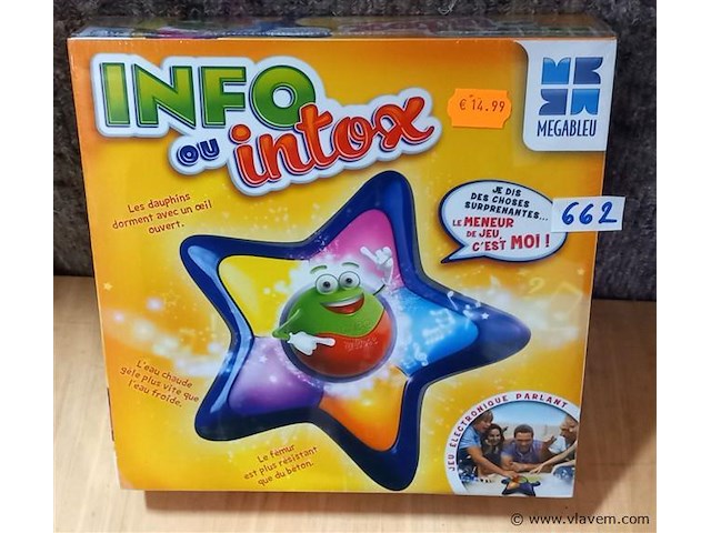 10 stuks info ou intox spel - afbeelding 1 van  1