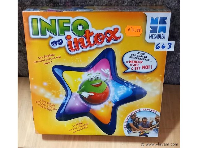 10 stuks info ou intox spel - afbeelding 1 van  1