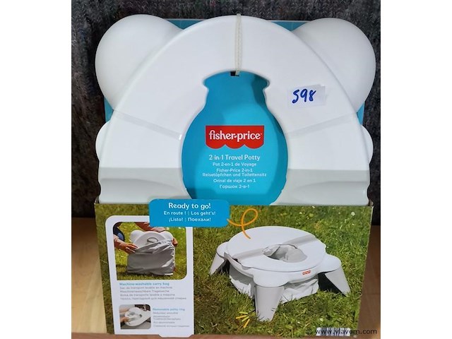 10 stuks wc travel potje ficherprice - afbeelding 1 van  1