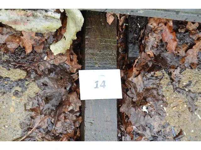 10 stuks zwart granieten platen voor tuinschermen en lage muurtjes gebrand en geborsteld met lijnen 1 zijde afgewerkt afm. 220x60x3 - afbeelding 2 van  5