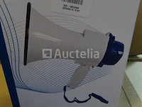 10 w megafoon 250 m bereik ingebouwde microfoon wit / nedis blauw - afbeelding 1 van  2