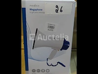 10 w megafoon 250 m bereik ingebouwde microfoon wit / nedis blauw - afbeelding 2 van  2