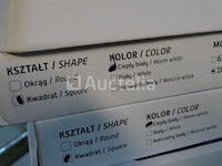 10 witte led vierkante plafondlampen - afbeelding 3 van  5