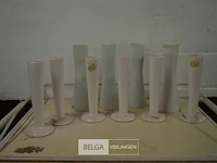 10 witte vaasjes - afbeelding 1 van  2
