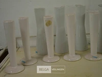 10 witte vaasjes - afbeelding 2 van  2