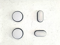 10 x 12w 4000k opbouw design led panelen ovaal waterdicht - afbeelding 6 van  8