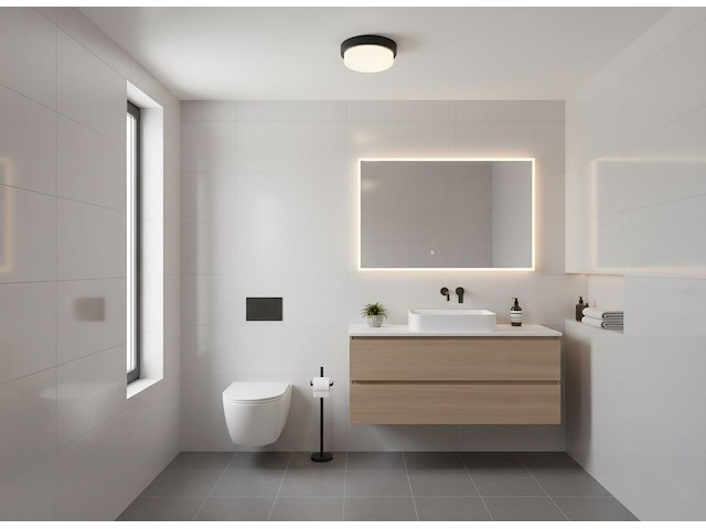 10 x 12w 4000k opbouw design led panelen rond waterdicht - afbeelding 2 van  8