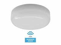 10 x 12w 4000k opbouw led panelen waterdicht brandwerend met sensor - afbeelding 2 van  7