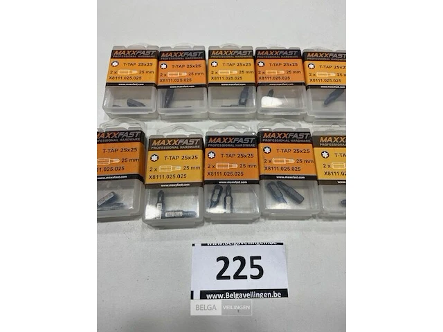 10 x 2 stuks maxxfast bitsen t-tap 25x25mm - afbeelding 1 van  3