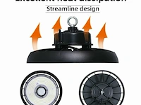 10 x 200w highbay led lamp - 150lm/w - 3cct instelbaar - ip65 waterdicht - afbeelding 3 van  6