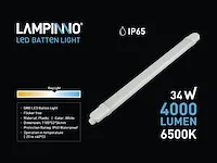 10 x 34w 6500k led batten licht 120cm waterdicht - afbeelding 7 van  8