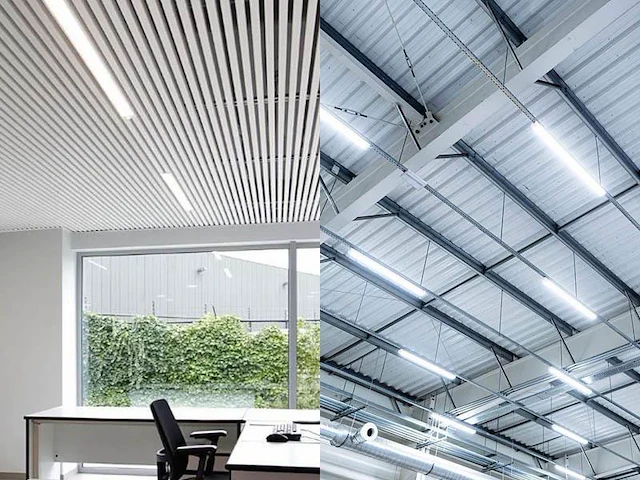 10 x 36w 3000k batten licht smd led slim - afbeelding 5 van  6