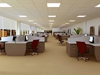 10 x 40w 3000k 60x60 smd led inbouw backlit panelen wit frame - afbeelding 2 van  6