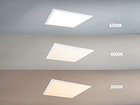 10 x 40w 3000k 60x60 smd led inbouw backlit panelen wit frame - afbeelding 7 van  7