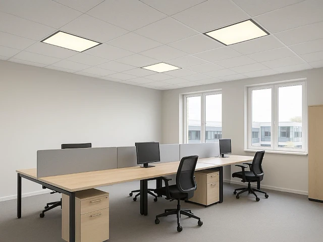 10 x 40w 4000k 60x60 smd led inbouw backlit panelen zwart frame - afbeelding 3 van  7