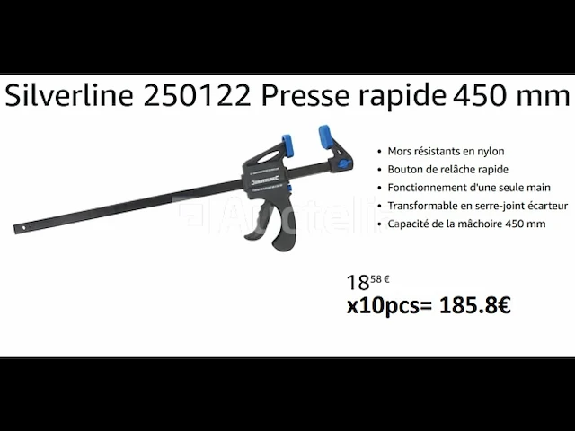 10 x 450 mm hogesnelheidspersen - afbeelding 1 van  1