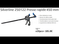 10 x 450 mm hogesnelheidspersen - afbeelding 1 van  1