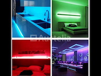10 x 5m rgb led strip – complete kit met afstandsbediening en adapter – smd 5050 – 300 led - afbeelding 4 van  5