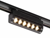 10 x alfa lineaire led-spot voor magnetische rail 48v – 12w – zwart. - afbeelding 1 van  4