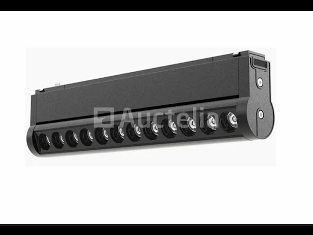 10 x alfa lineaire led-spot voor magnetische rail 48v – 18w – zwart. - afbeelding 1 van  5