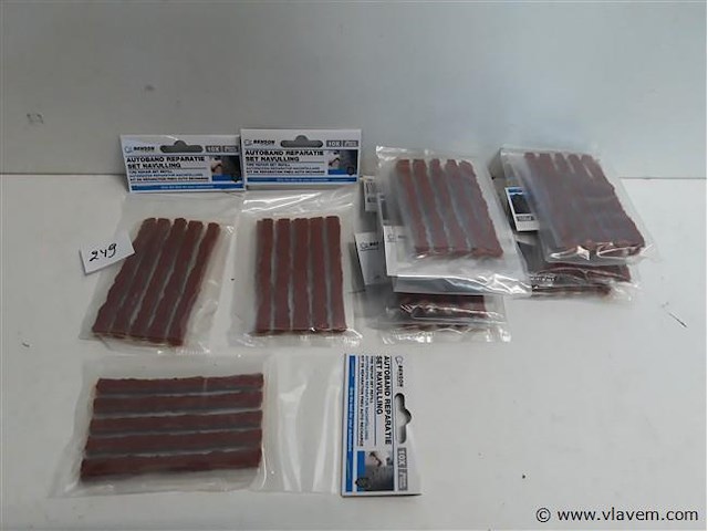 10 x autoband reparatie navulling veters 10 stuks - afbeelding 1 van  2