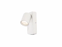 10 x bedlamp wandlamp gu10 armatuur cilinder zand wit draaibaar - afbeelding 2 van  4