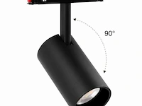 10 x bery led-spot voor magnetische rail 48v – 20w – zwart. - afbeelding 3 van  6