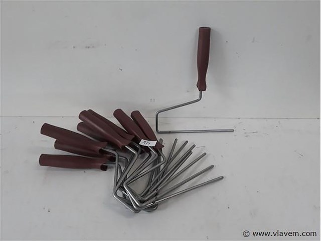 10 x beugel voor lakrollen 16 cm - afbeelding 1 van  2