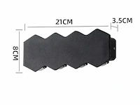 10 x bidirectionele led wandlamp – 8w – 3500k – ip54 – zwart – sw-51-4 - afbeelding 3 van  5