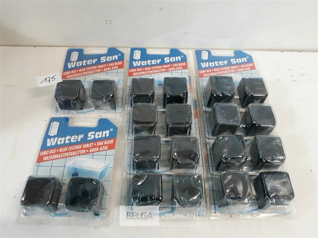 10 x blauw water tabletten 2 st voor wc - afbeelding 1 van  3