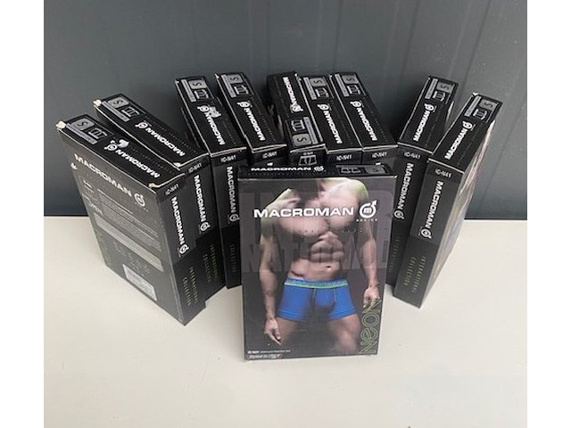 10 x boxershort - macroman - neon - maat m - mix kleuren - afbeelding 1 van  3