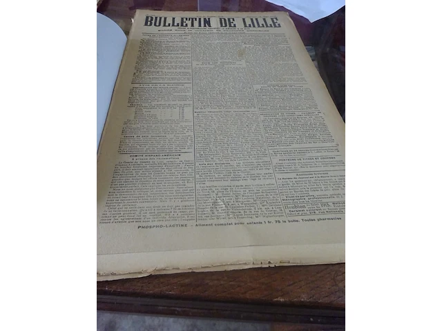 10 x bulletin de lille 1917 duits toezicht - afbeelding 1 van  3