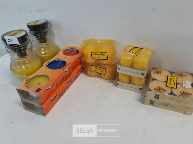 10 x citronella kaarsen mix - afbeelding 3 van  3