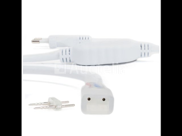 10 x connectoren voor neon led strip –monochroom – 10 pin – 220-240v – binnen/buiten - afbeelding 4 van  4