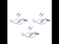 10 x connectoren voor neon led strip –monochroom – 10 pin – 220-240v – binnen/buiten - afbeelding 2 van  4