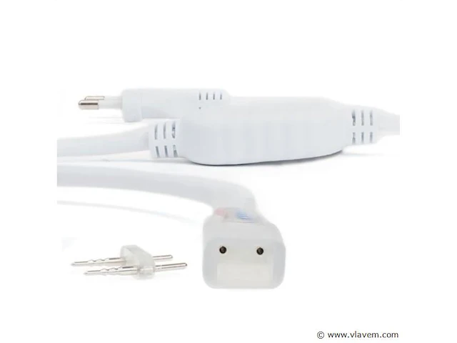 10 x connectoren voor neon led strip –monochroom – 10 pin – 220-240v – binnen/buiten - afbeelding 4 van  4