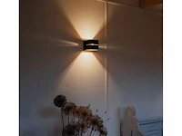10 x cube split wand opbouw spot zwart/goud - afbeelding 2 van  9