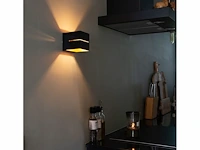 10 x cube split wand opbouw spot zwart/goud - afbeelding 4 van  9