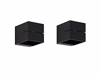10 x cube split wand opbouw spot zwart/goud - afbeelding 7 van  9