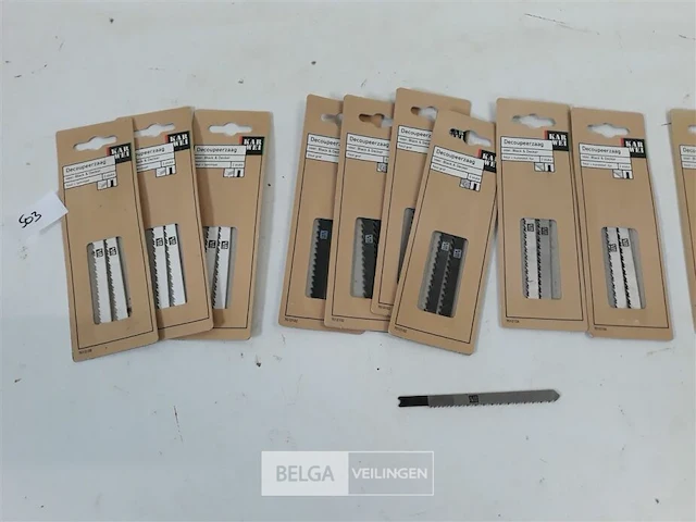 10 x decoupeer vervangzaag 2 stuks u-model 3 assorti - afbeelding 1 van  3