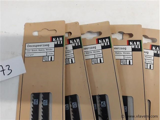 10 x decoupeer vervangzaagblad 2 stuks - afbeelding 2 van  2