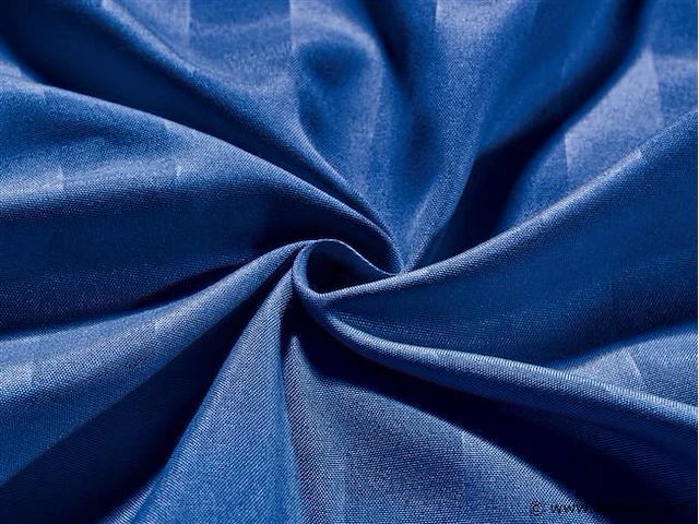 10 x dekbedovertrek brisbane deluxe royal blue - 240x220 - afbeelding 3 van  3