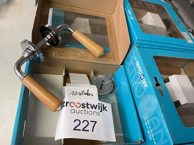 10 x deurklinken messing - afbeelding 2 van  5