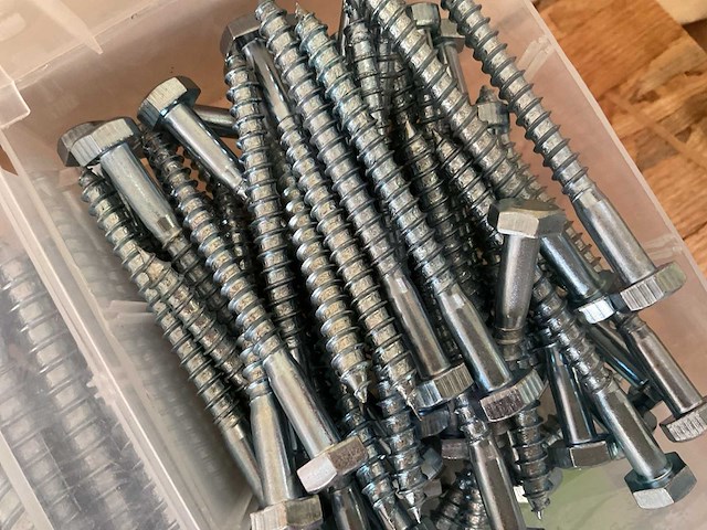 10 x dozen houtdraadbouten; nagels; blinde revetten - afbeelding 6 van  6
