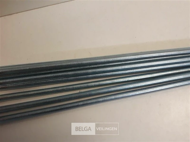 10 x draadstangen verzinkt 1 meter m 10 - afbeelding 3 van  3