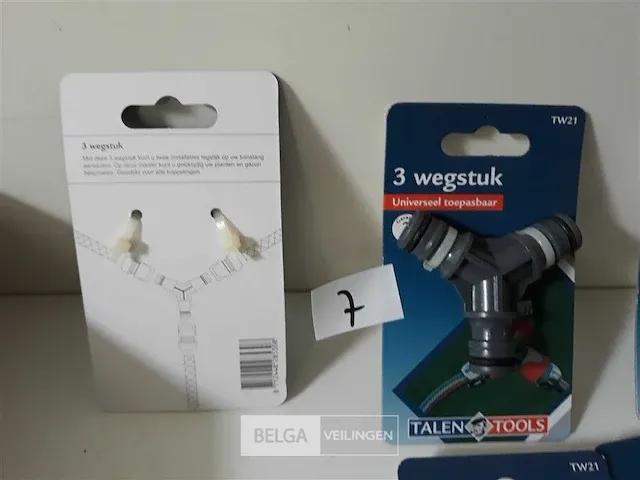 10 x drieweg koppelstuk voor tuinslang past ook op gardena - afbeelding 2 van  2