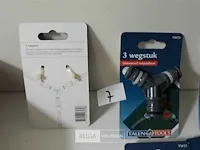 10 x drieweg koppelstuk voor tuinslang past ook op gardena - afbeelding 2 van  2
