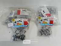 10 x glijders met nagel 2 assorti - afbeelding 1 van  3