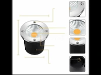 10 x grond inbouwspot 7w led (sgd-2803) - afbeelding 1 van  5