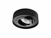 10 x gu10 inbouw armatuur zwart kantelbaar met lamphouder - afbeelding 1 van  7